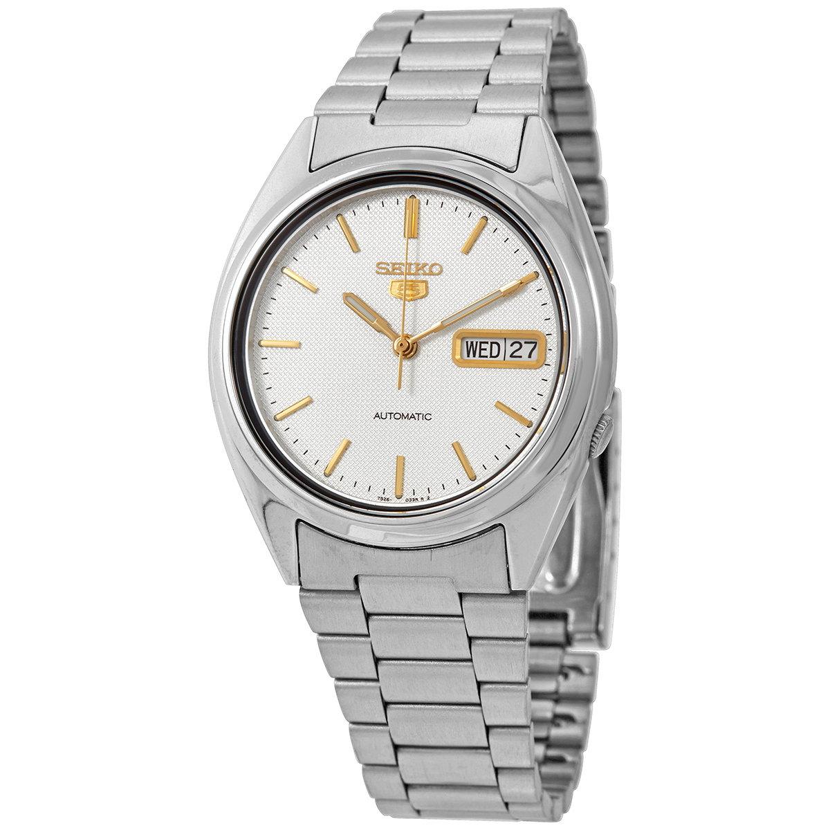 seiko-automatic-white-dial-mens-watch-snxg47k1_1.jpg Automatic White Dial Men's Watch - Image 1