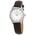 Essentials Noble Quartz Silver Dial Ladies Watch