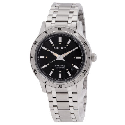 Presage Automatic Black Dial Men's Watch