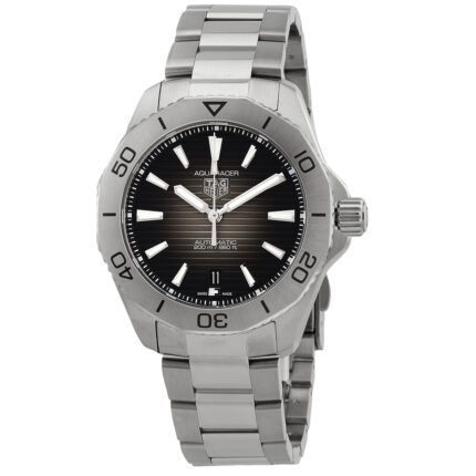 Aquaracer Automatic Black Dial Men's Watch