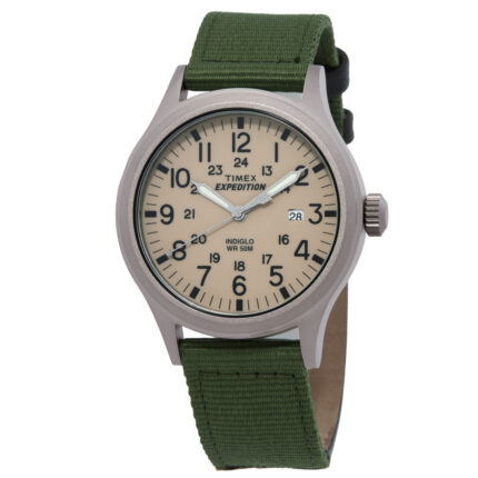 Expedition Quartz Beige Dial Watch