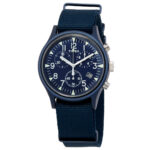 MK1 Chronograph Quartz Blue Dial Men's Watch