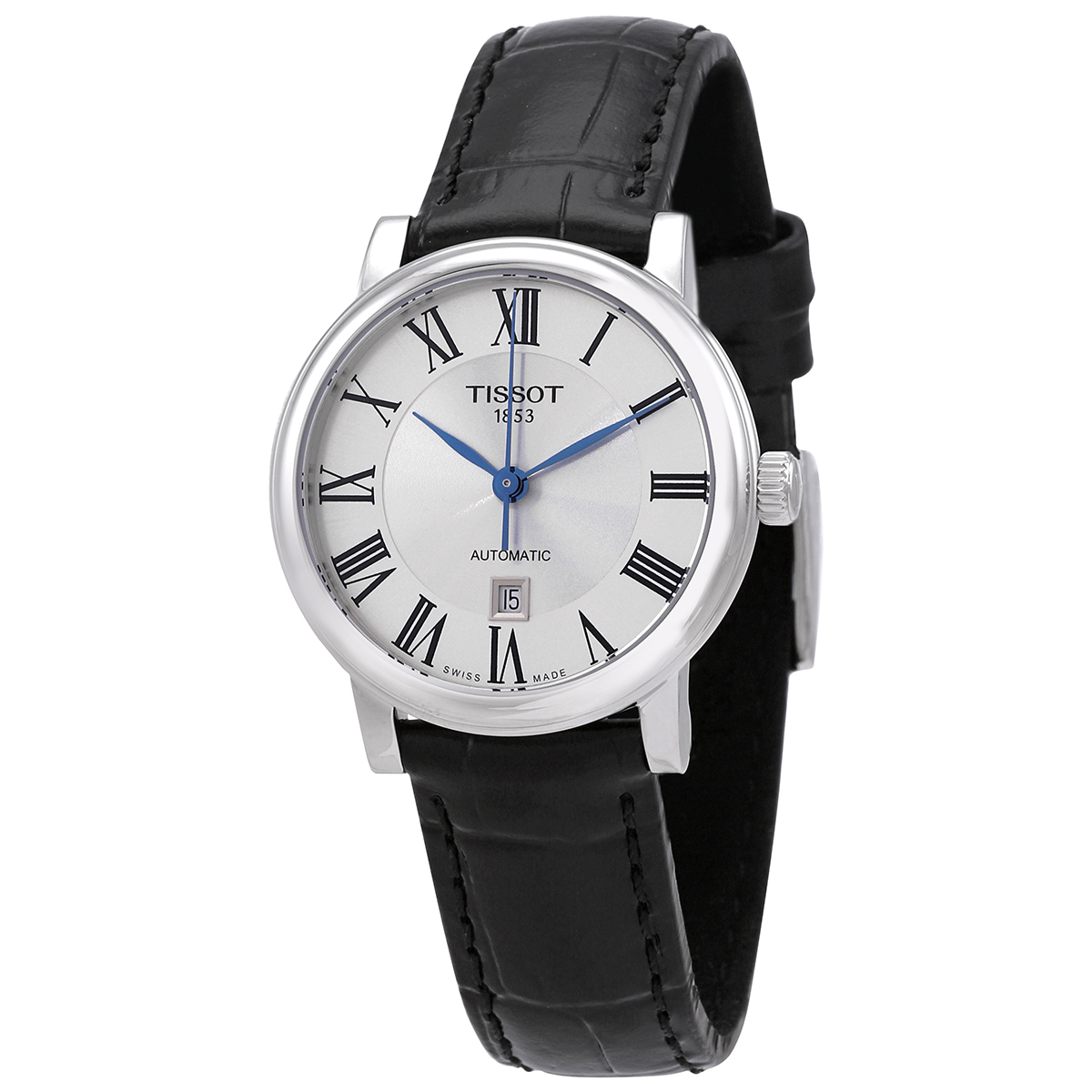 tissot-automatic-silver-dial-ladies-watch-t1222071603300-t1222071603300_1.jpg Automatic Silver Dial Ladies Watch - Image 1