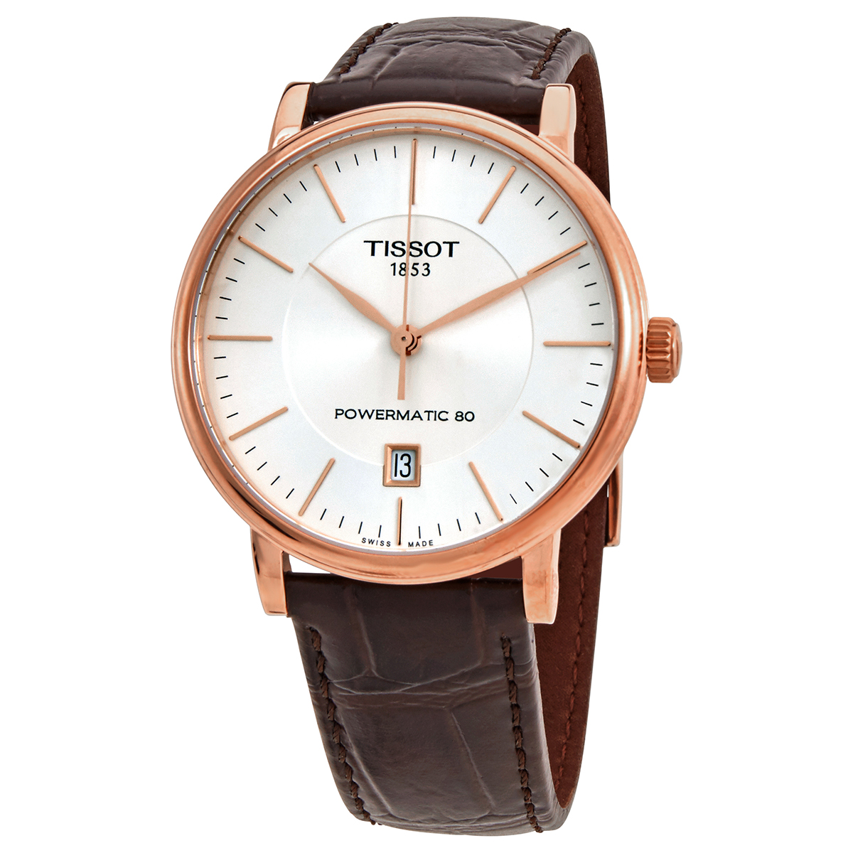 tissot-carson-premium-powermatic-80-automatic-white-dial-mens-watch-t1224073603100-t1224073603100.jpg Carson Premium Powermatic 80 Automatic White Dial Men's Watch - Image 1