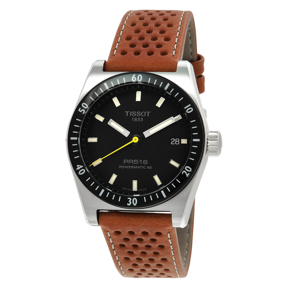 tissot-pr516-powermatic-80-automatic-black-dial-mens-watch-t1494071605100.jpg PR516 Powermatic 80 Automatic Black Dial Men's Watch - Image 1