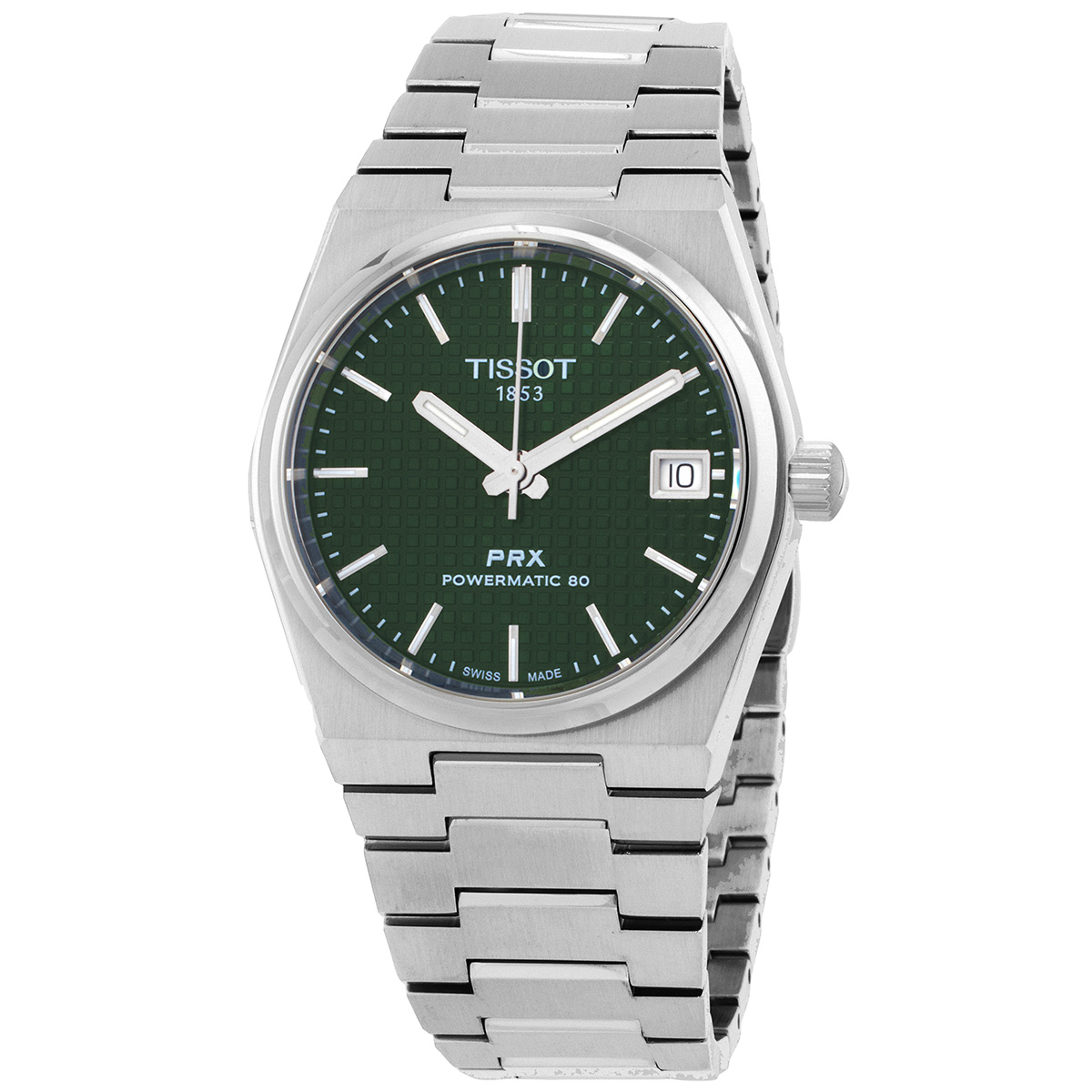 tissot-prx-automatic-green-dial-unisex-watch-t1372071109100.jpg PRX Automatic Green Dial Unisex Watch - Image 1