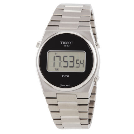 PRX Digital Quartz Black Dial Men's Watch