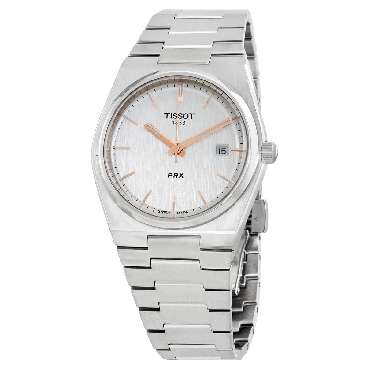 tissot-prx-quartz-silver-dial-mens-watch-t1374101103100-t1374101103100.jpg PRX Quartz Silver Dial Men's Watch - Image 1