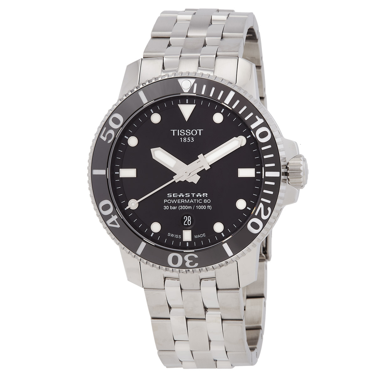 tissot-seastar-1000-automatic-black-dial-mens-watch-t1204071105100-t1204071105100_1.jpg Seastar 1000 Automatic Black Dial Men's Watch T1204071105100 - Image 1