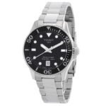 Seastar 1000 Quartz Black Dial Unisex Watch