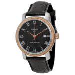 T-Classic Bridgeport Powermatic 80 Black Dial Men's Watch T0974072605300