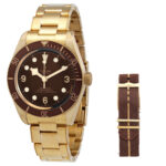 Black Bay Fifty Eight Automatic Chronometer Brown Dial Men's Watch